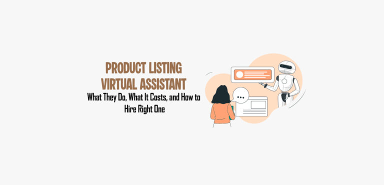 Product listing virtual assistant feature